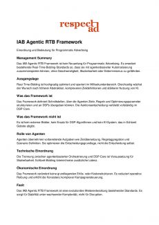 IAB Agentic RTB Framework – Einordnung und Bedeutung für Programmatic Advertising